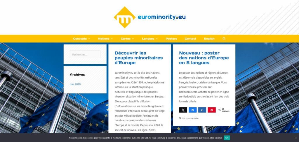 eurominority.eu Webseite für europäische Minderheiten